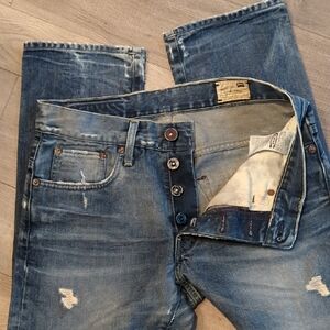 G-Star Relaxed Fit Faded Denim Jeans